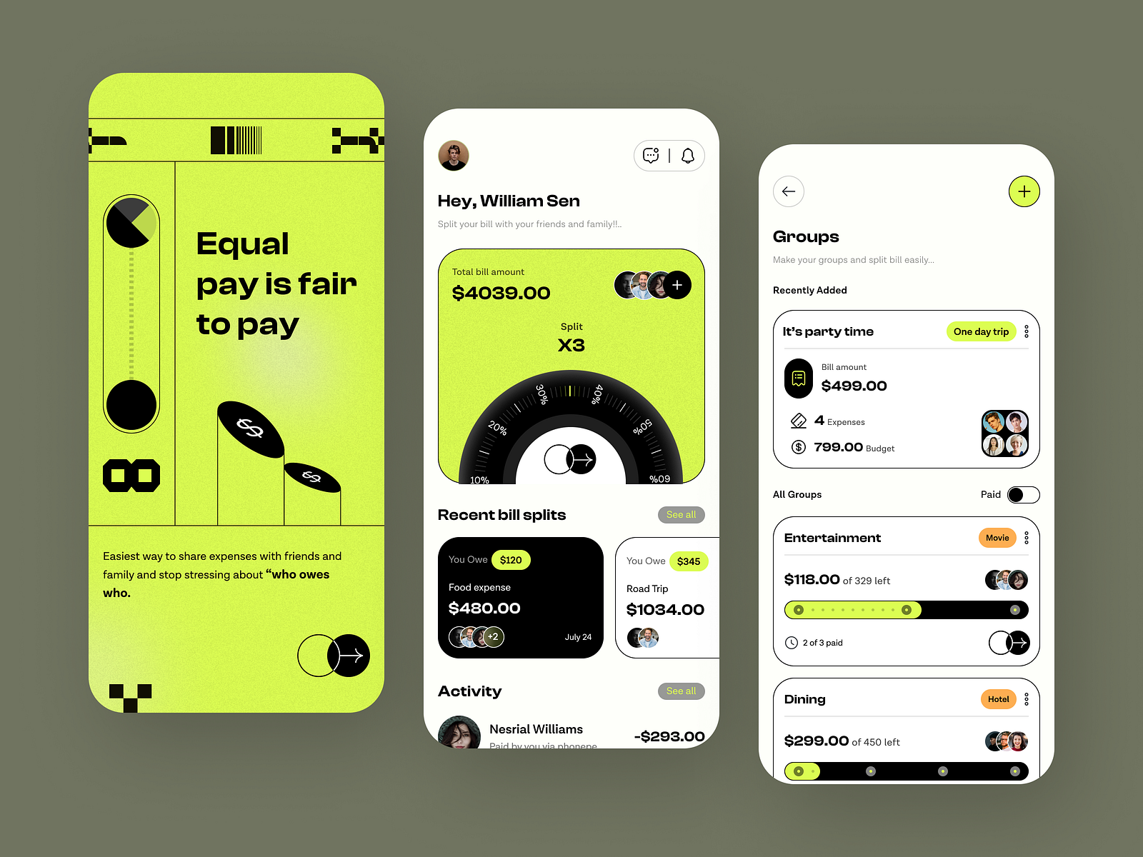 Equepay אפליקציית פיצול חשבונות מאת MindInventory